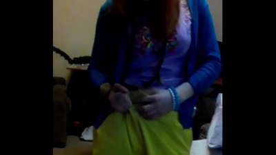 Подборка видео крупным планом мастурбации от рыжей Light Fairy